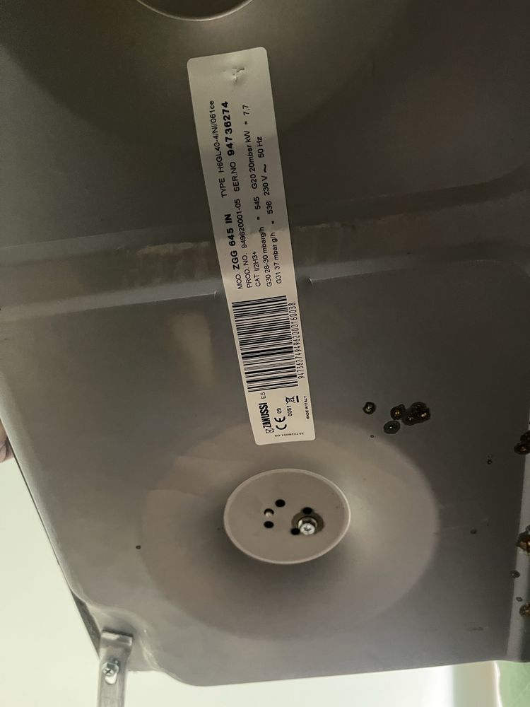 Fogão a gás Zanussi