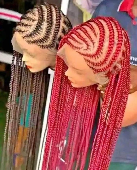 Tranças e aplicação de tissage peruca trançadas