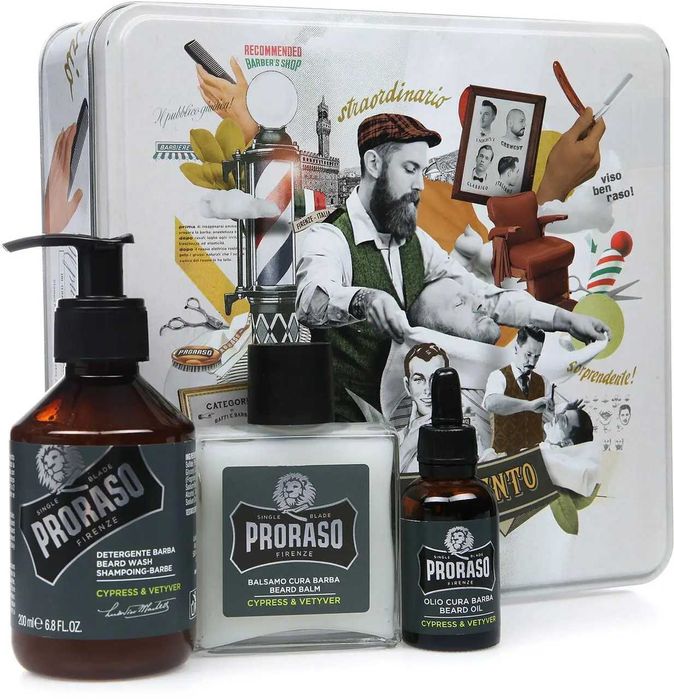 Набори Proraso для догляду за бородою