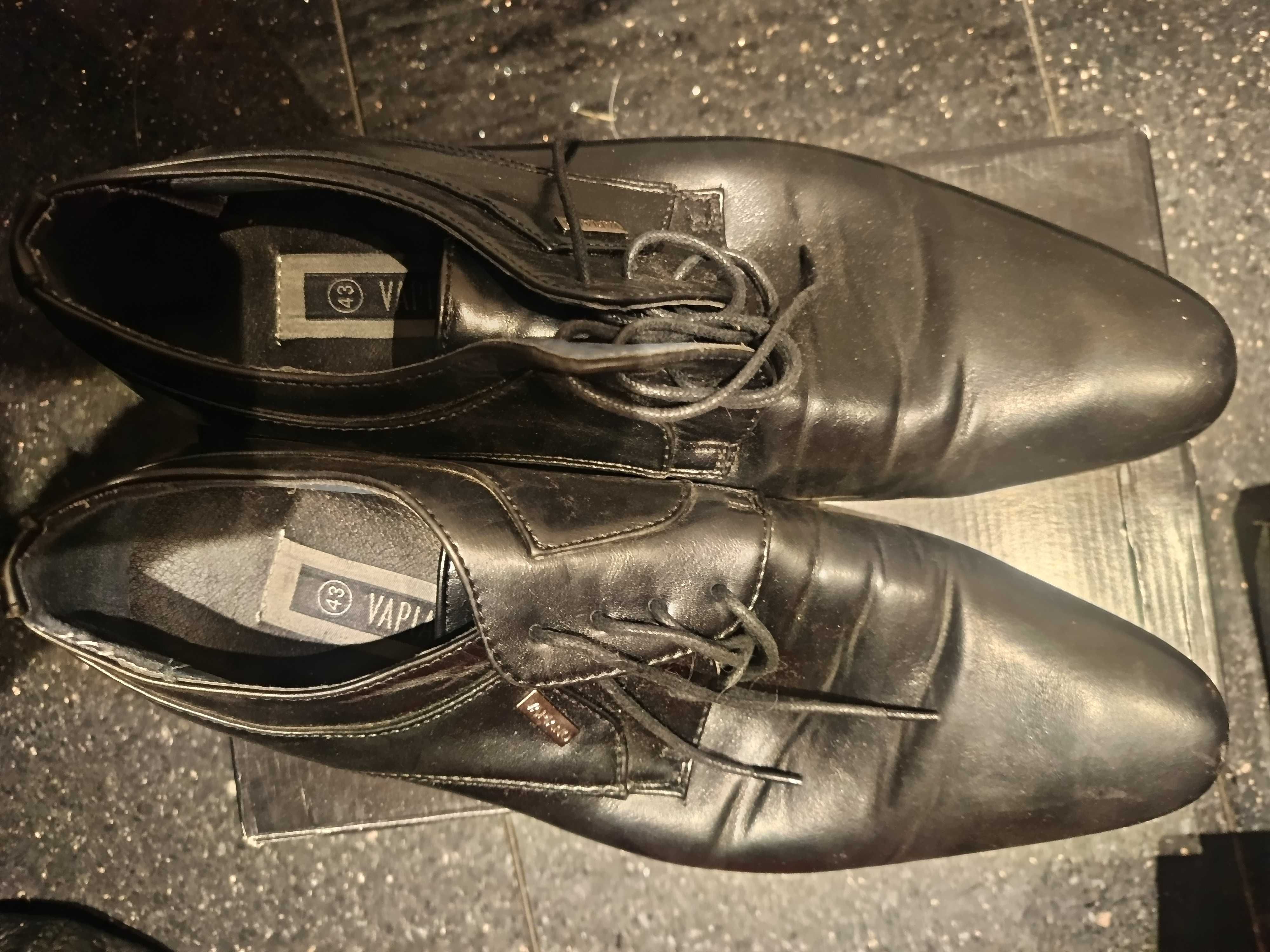 Buty skórzane męskie r.43