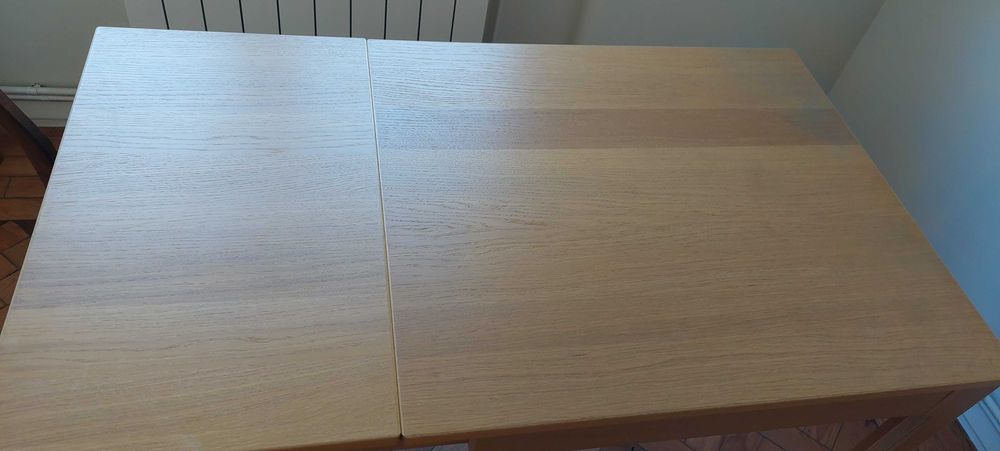 Mesa de jantar extensível Ekdalen Ikea carvalho  70cm X 80/120