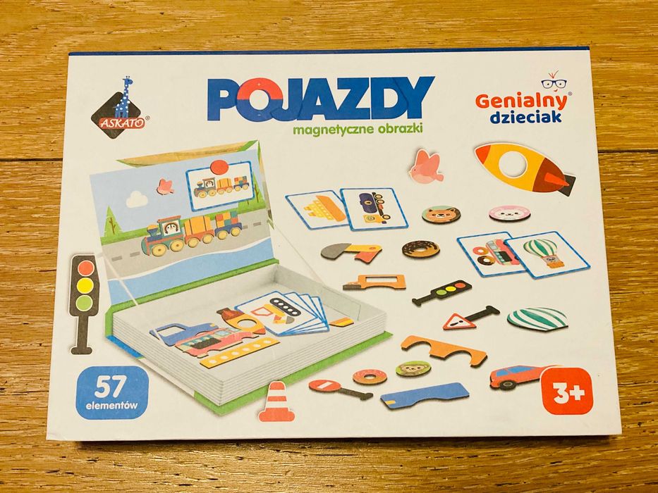 Zabawka dla dzieci: Pojazdy - magnetyczne obrazki