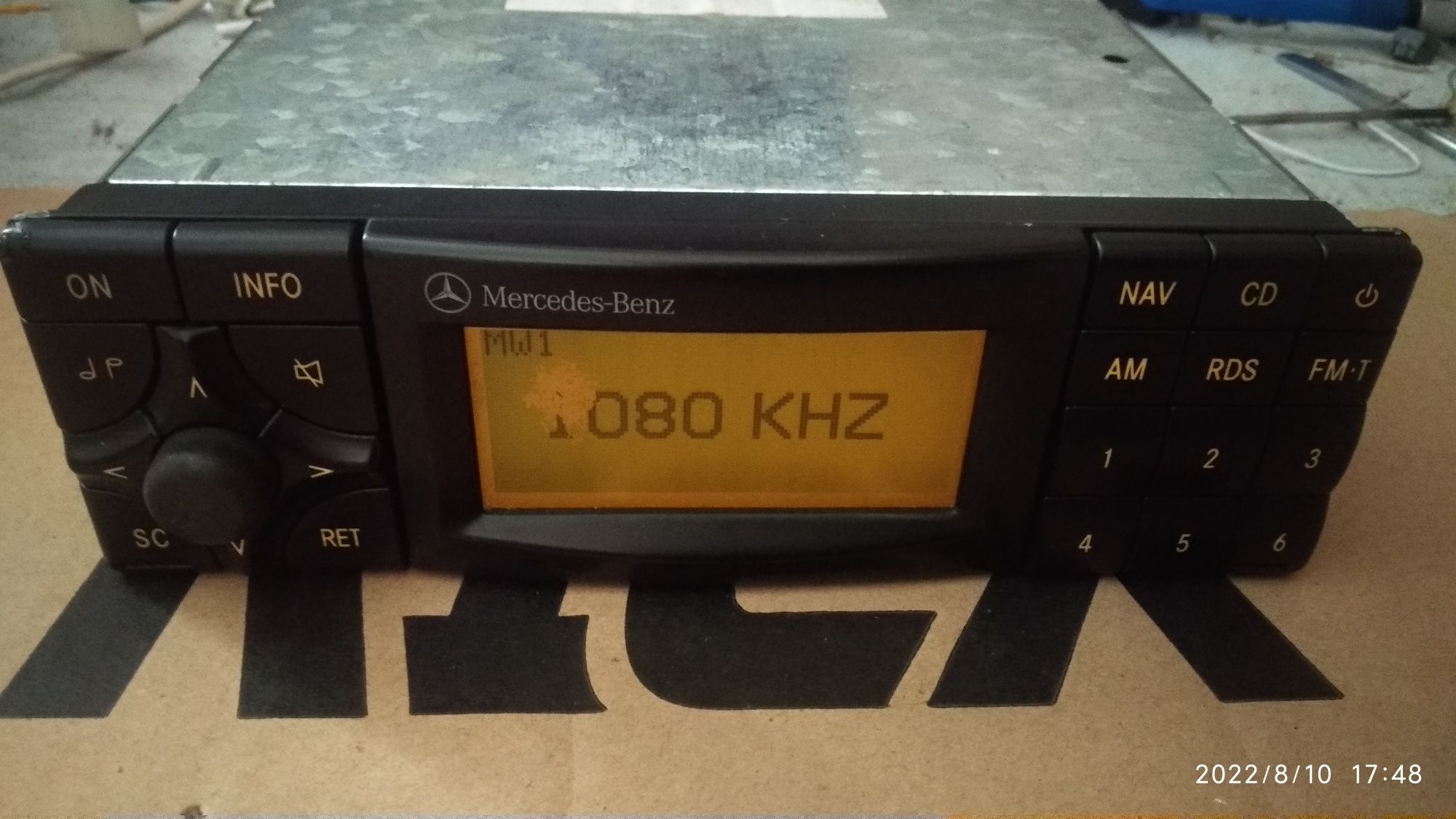 Mercedes W140 TOP Blaupunkt BP4209