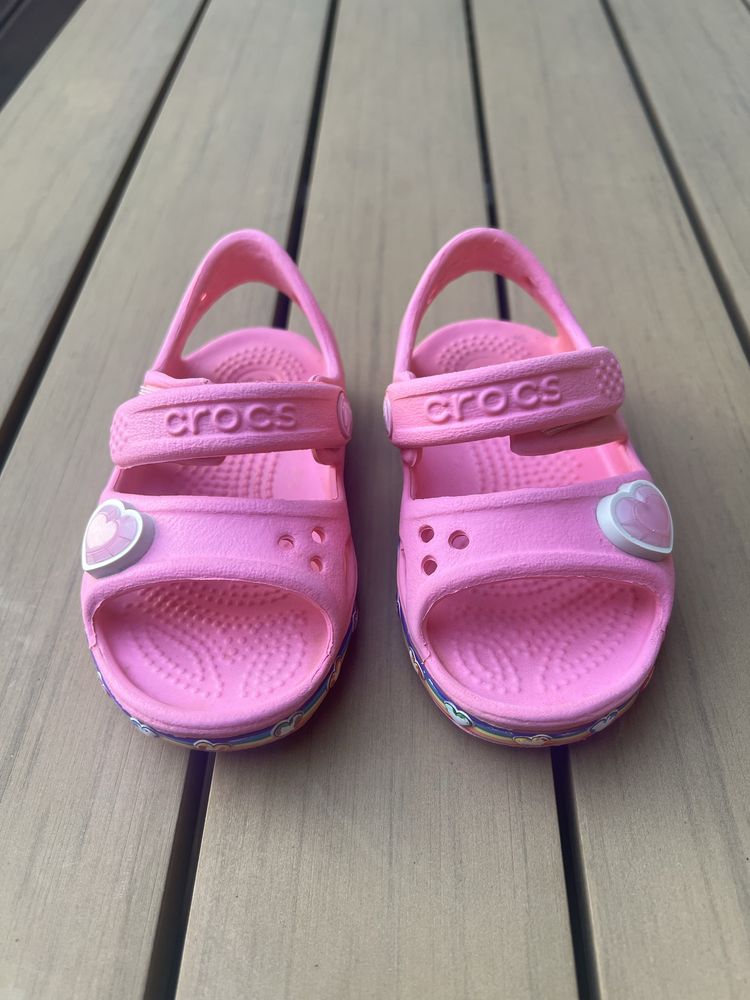 Sandały Crocs Rainbow 20-21 I c5 I 12,5cm