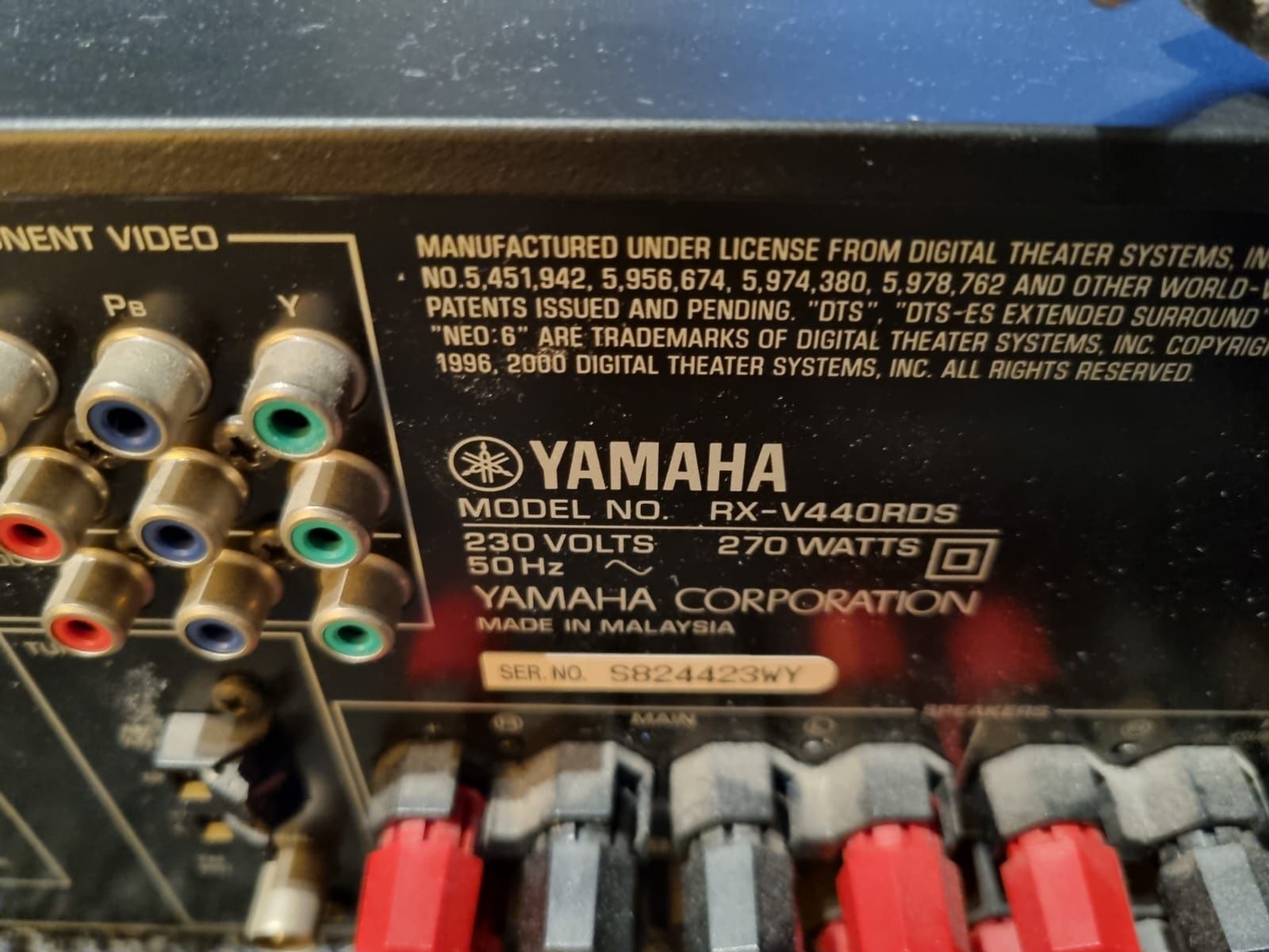 Amplituner Yamaha Natural Sound RX-V44ORDS