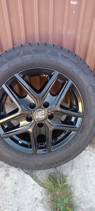 Koła Felgi MSW OZ 16", Opony Zimowe 2024 Continental 5x112 205/65 R16C