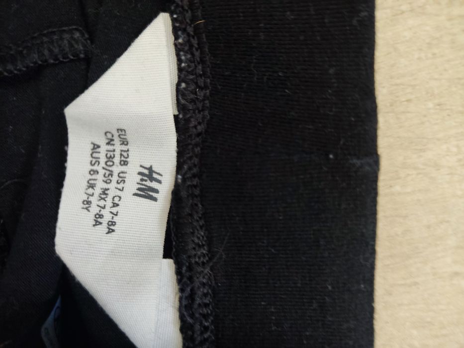 2 pary getrów, legginsów, rozmiar 128, stan b. dobry, H&M