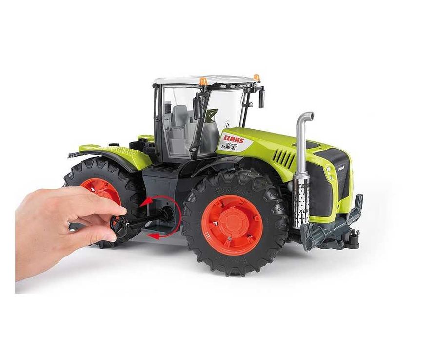 PREZENT ZABAWKA Ciągnik Bruder 03015 Traktor Claas  Skrętny 1:16