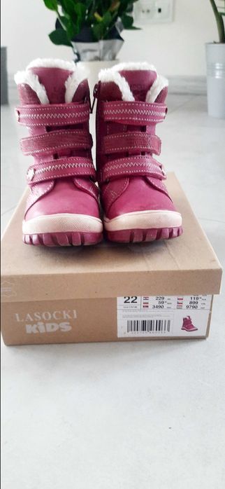 Buty zimowe Lasocki r.22  CCC