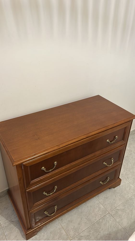 Movel madeira 3 gavetas
