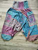 Szarawary haremki 42 indie Boho alladynki folk xl