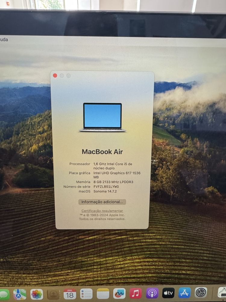 Macbook air A1932 como novo com garantia