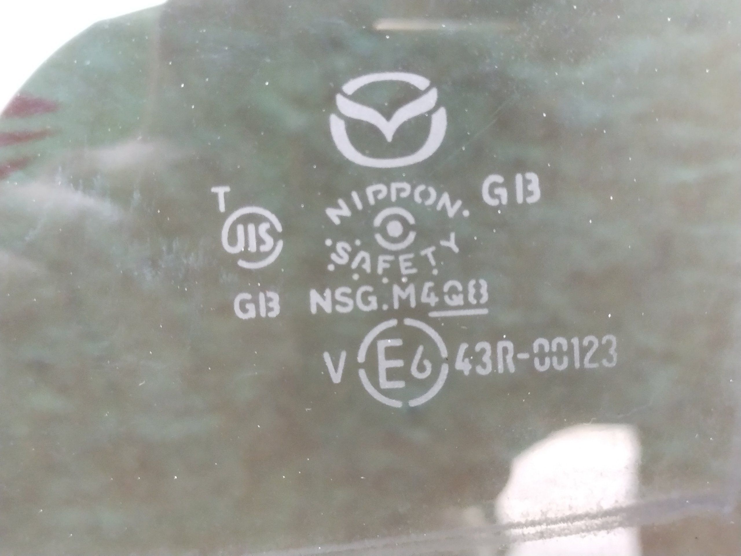 Mazda 6 GH 2008-2012 HB хетчбек стекло двери заднее левое