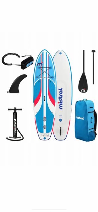 NOWA deska dwukomorowa SUP Allround 10’6 z siedziskiem i akcesoriami