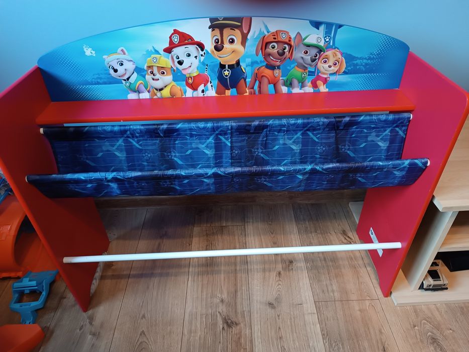 Półka na zabawki, książki Psi patrol