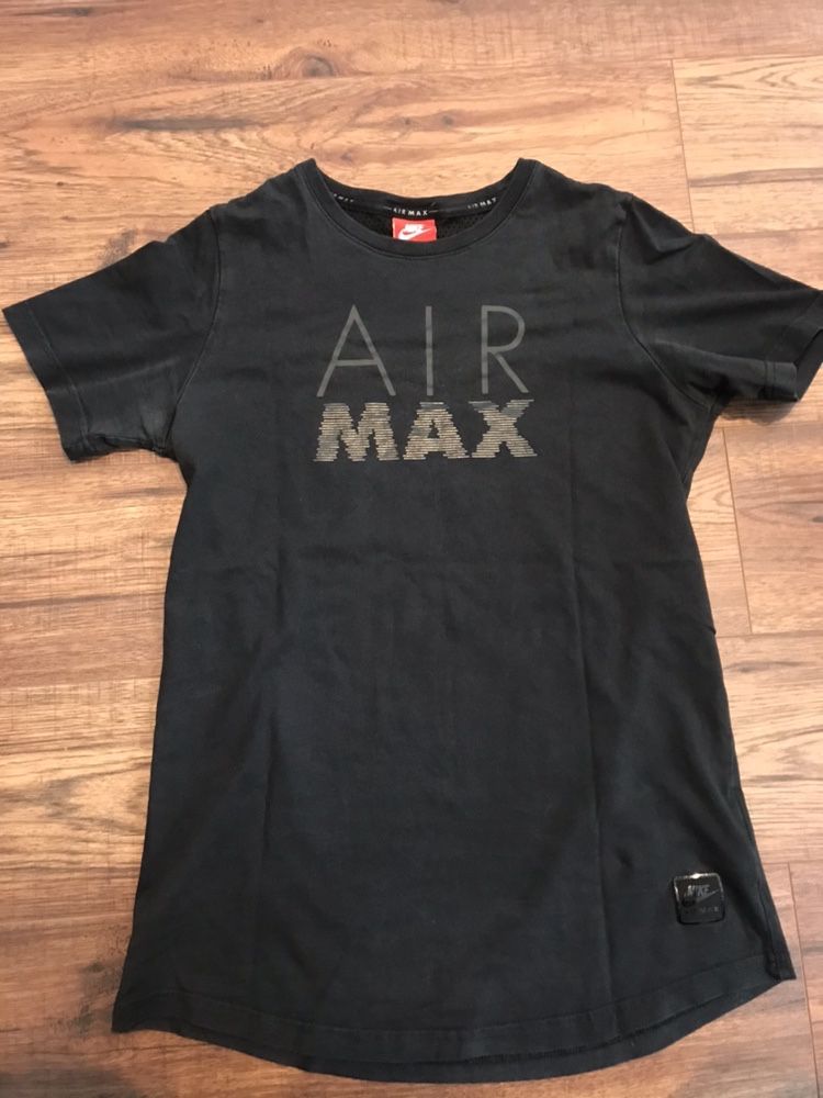 Koszulka czarna  t-shirt nike air max rozmiar s/m