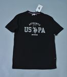 U.S. Polo Assn. оригинал футболка новая мужская чёрная (NEW)