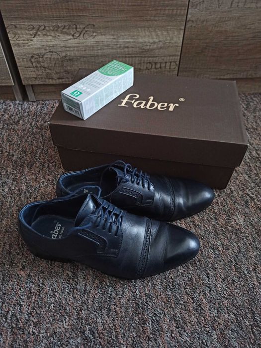 Pantofle męskie granatowe