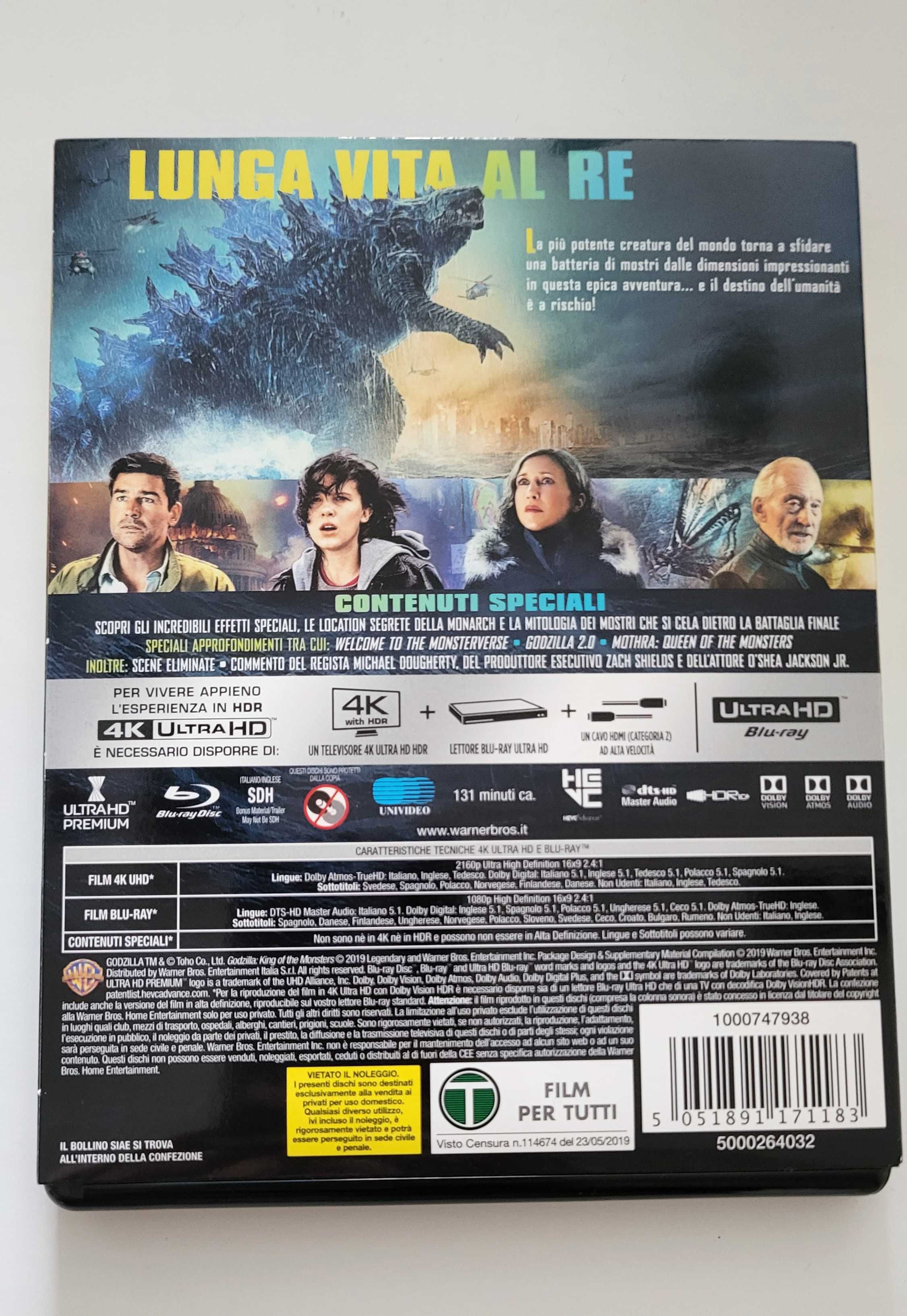 Godzilla II: Król potworów 4K UHD + Blu-ray  z PL