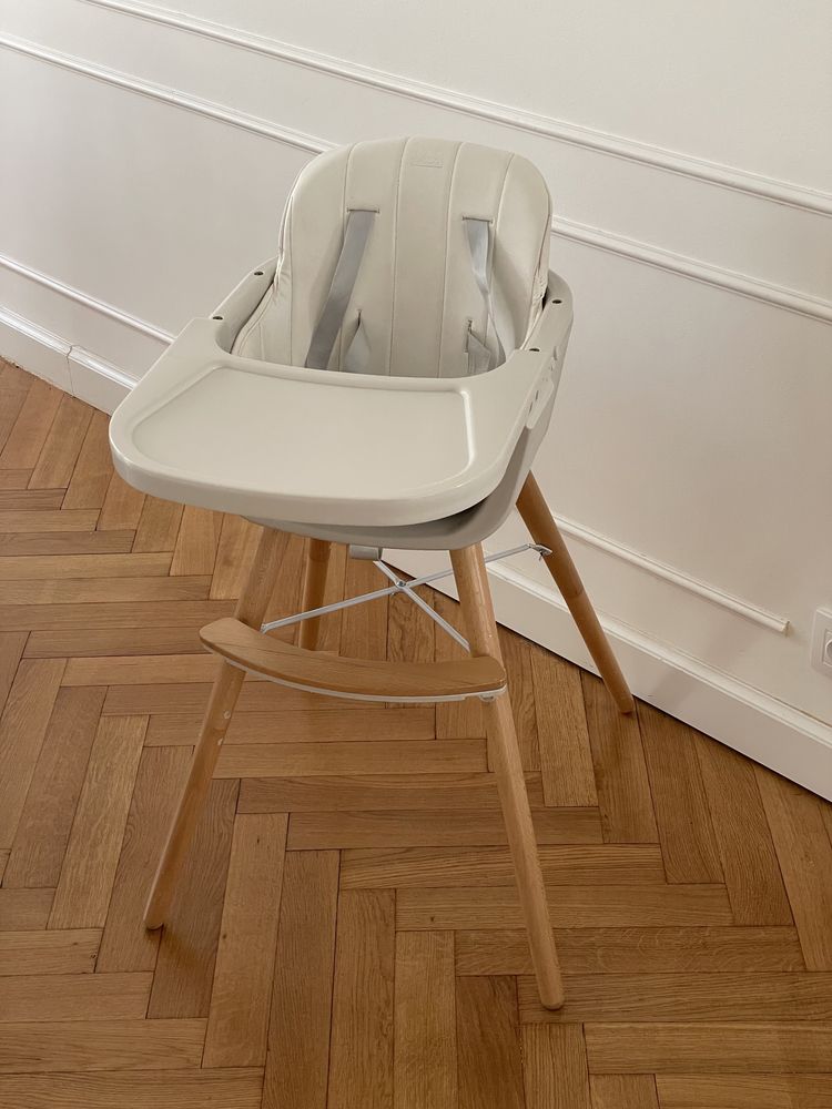 Baby Code - Krzesełko do karmienia, drewniane
