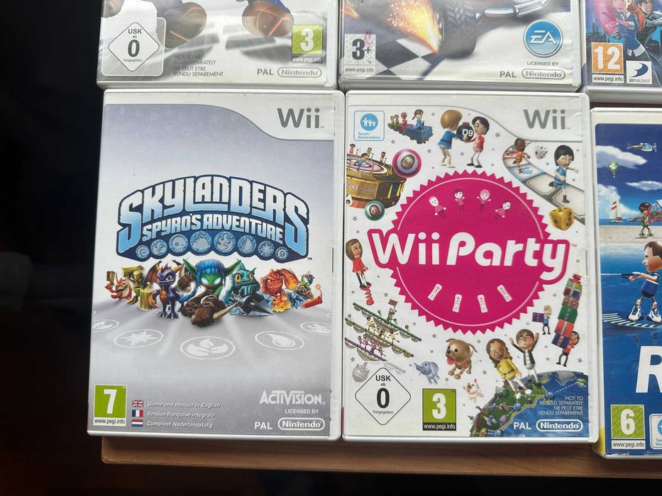 Jogos WII Originais – Coleção Completa em Excelente Estado