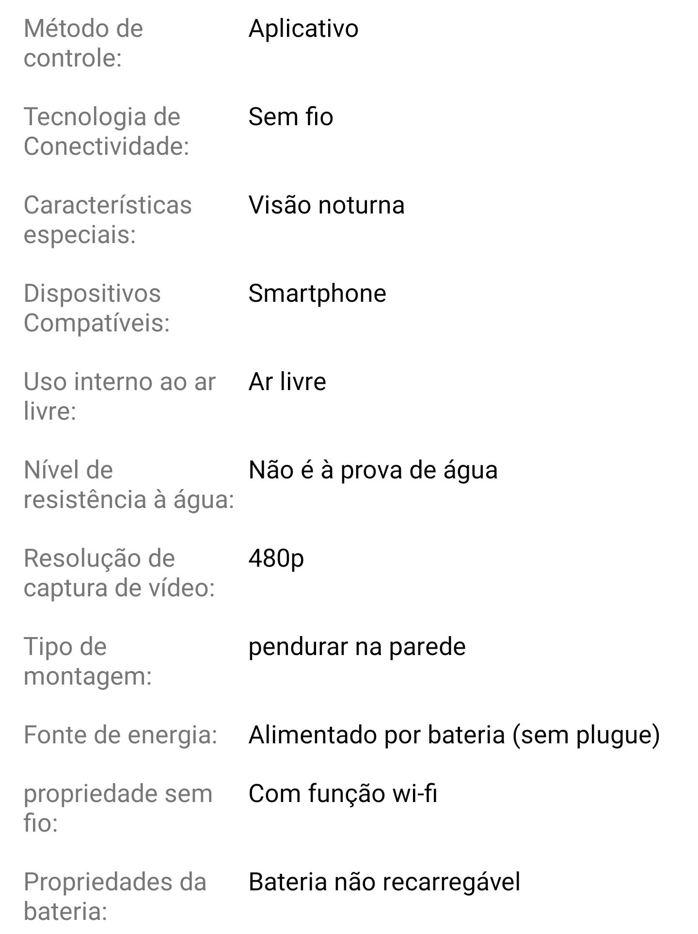 Campainha Inteligente Wi-Fi com câmera 2023