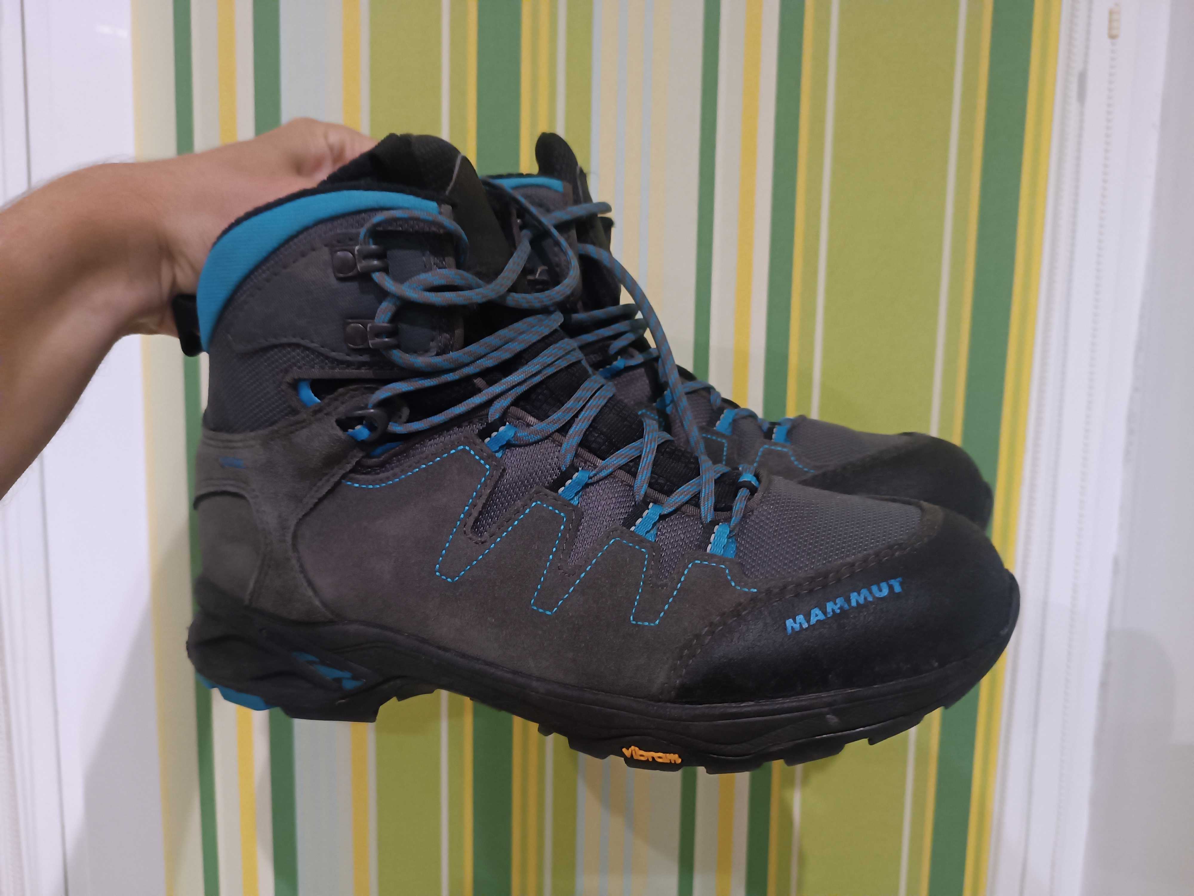 Ботинки кожа Mammut размер 43 28 см gore Tex