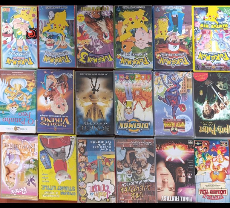 Material vintage ( VHS,LIVROS,CASSETE)