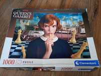 Puzzle 1000 elementów Gambit królowej clementoni