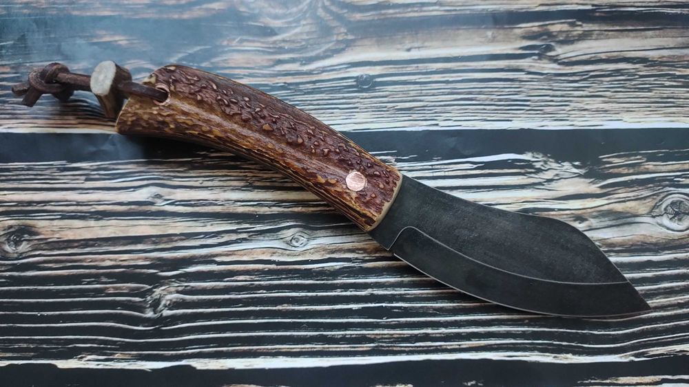 Nóż ZZ Custom Knives NESSMUK, poroże, NCV1