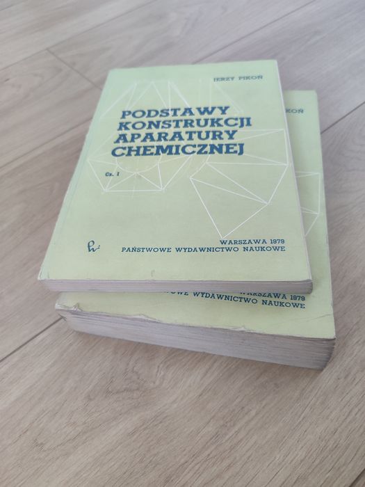 Podstawy konstrukcji aparatury chemicznej  J. Pikoń cz.I-II komplet