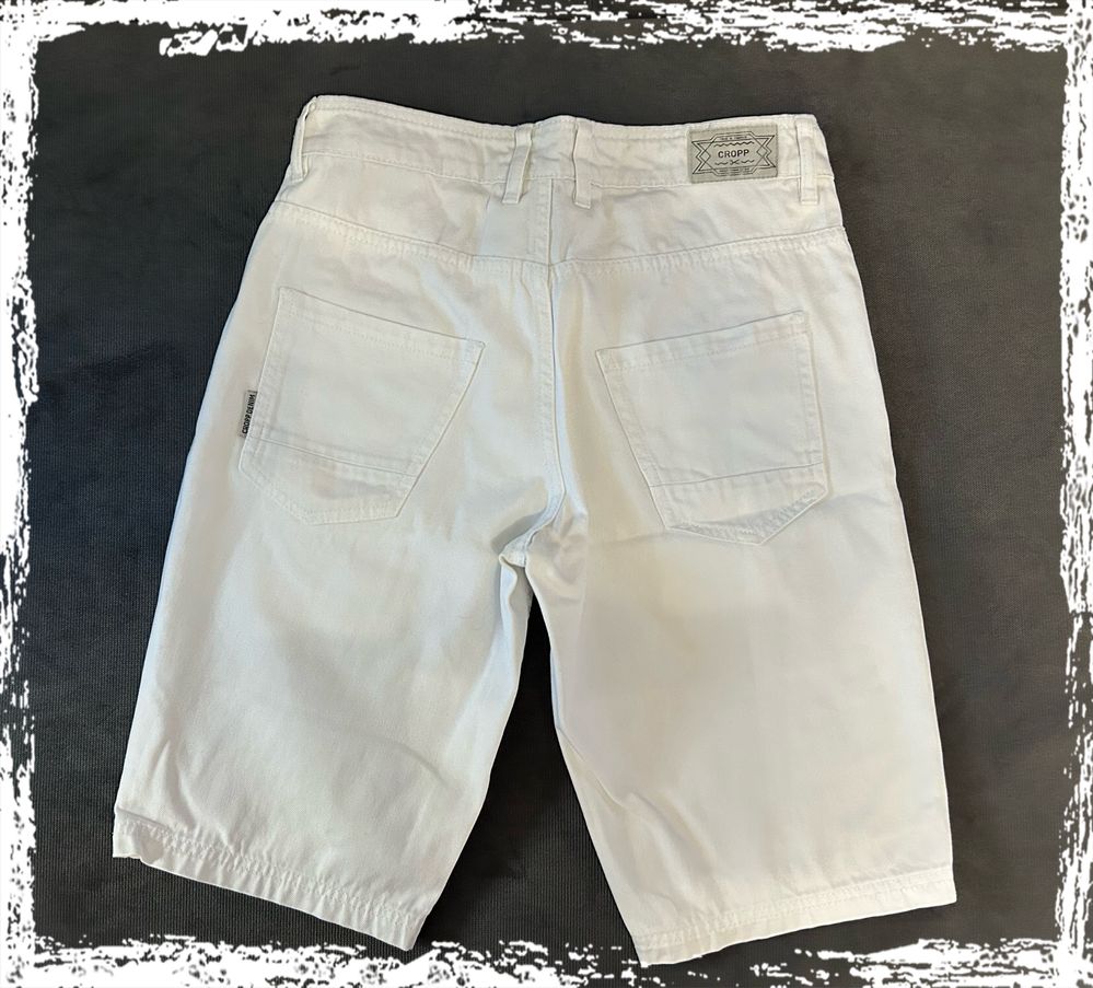 Cropp Denim - szorty biały jeans r.28