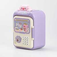 Копилка-сейф детская Pig с кодовым замком и отпечатком пальца