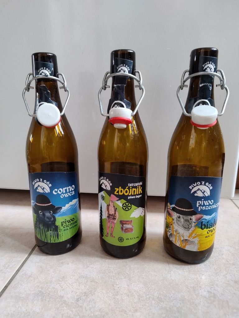 3 butelki 0, 5 na soki napoje z kapslem