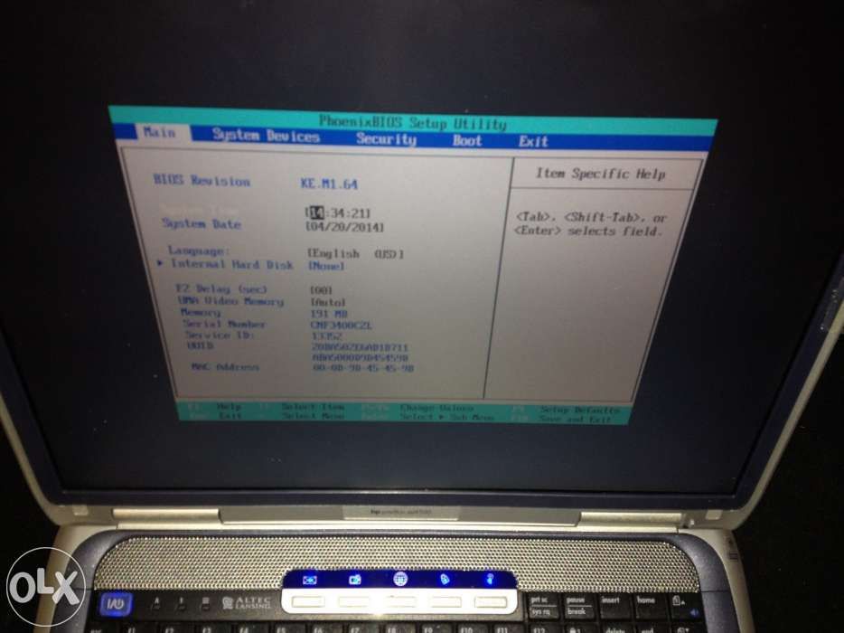 HP Pavilion ze4513EA