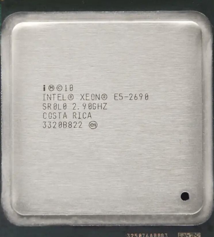 Процессор Intel xeon E5-2690 2.9GHZ  8 ядер 16 потоков