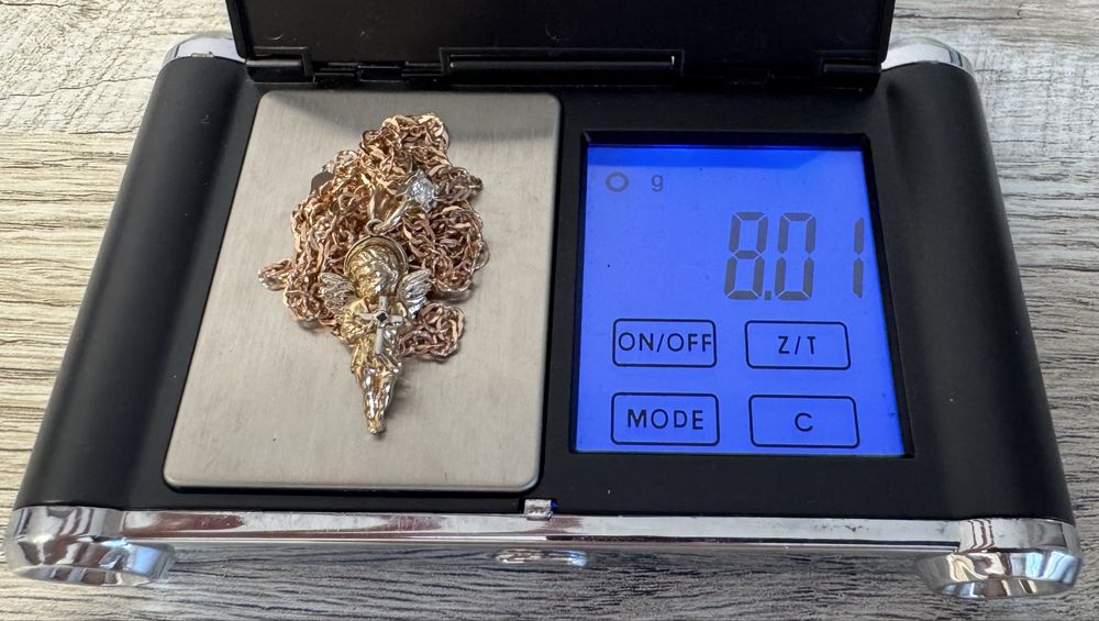 Золотая цепь с кулоном 8,0 грамма