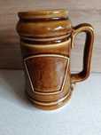 Kufel górniczy PRL ozdobny ceramiczny