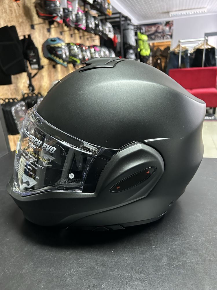 Kask Scorpion Exo tech Evo Pro M, L, XL odpinana szczeka pinlock