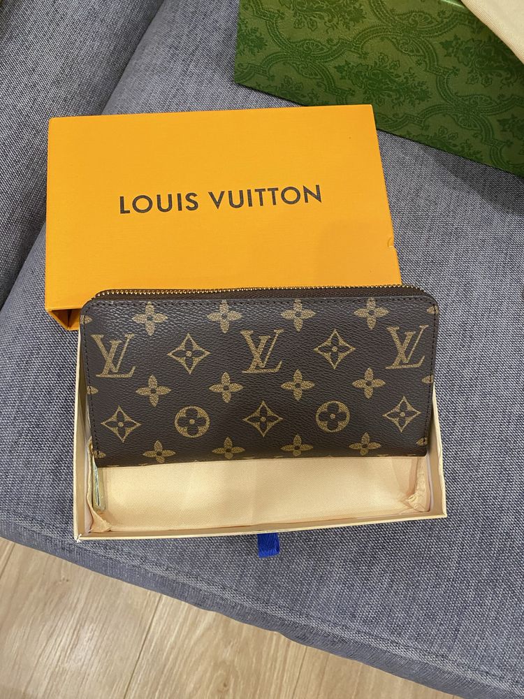 Portfel LV Louis Vuitton Monogram Zippy brązowy