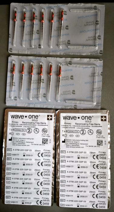 Pilniki WaveOne Gold 6 szt. Dentsply Sirona