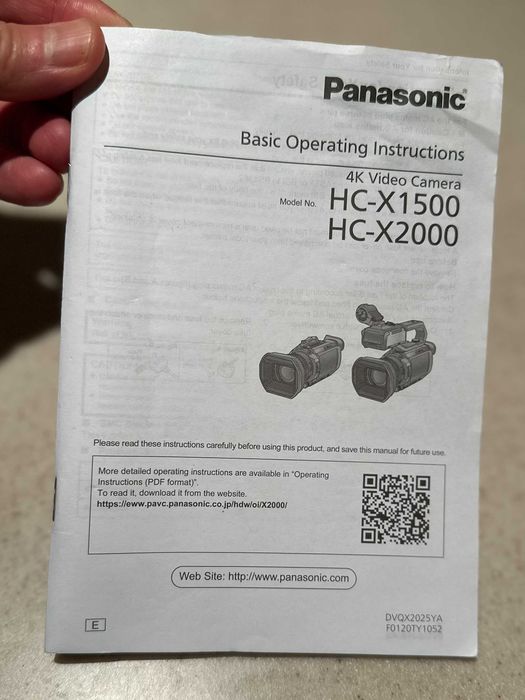 Kamera video 4K Panasonic HC-X2000