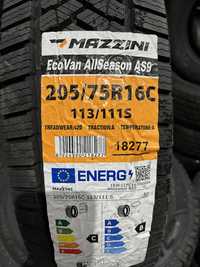 Продам комплект новых шин (всесезонка) 205/75r16c Mazzini