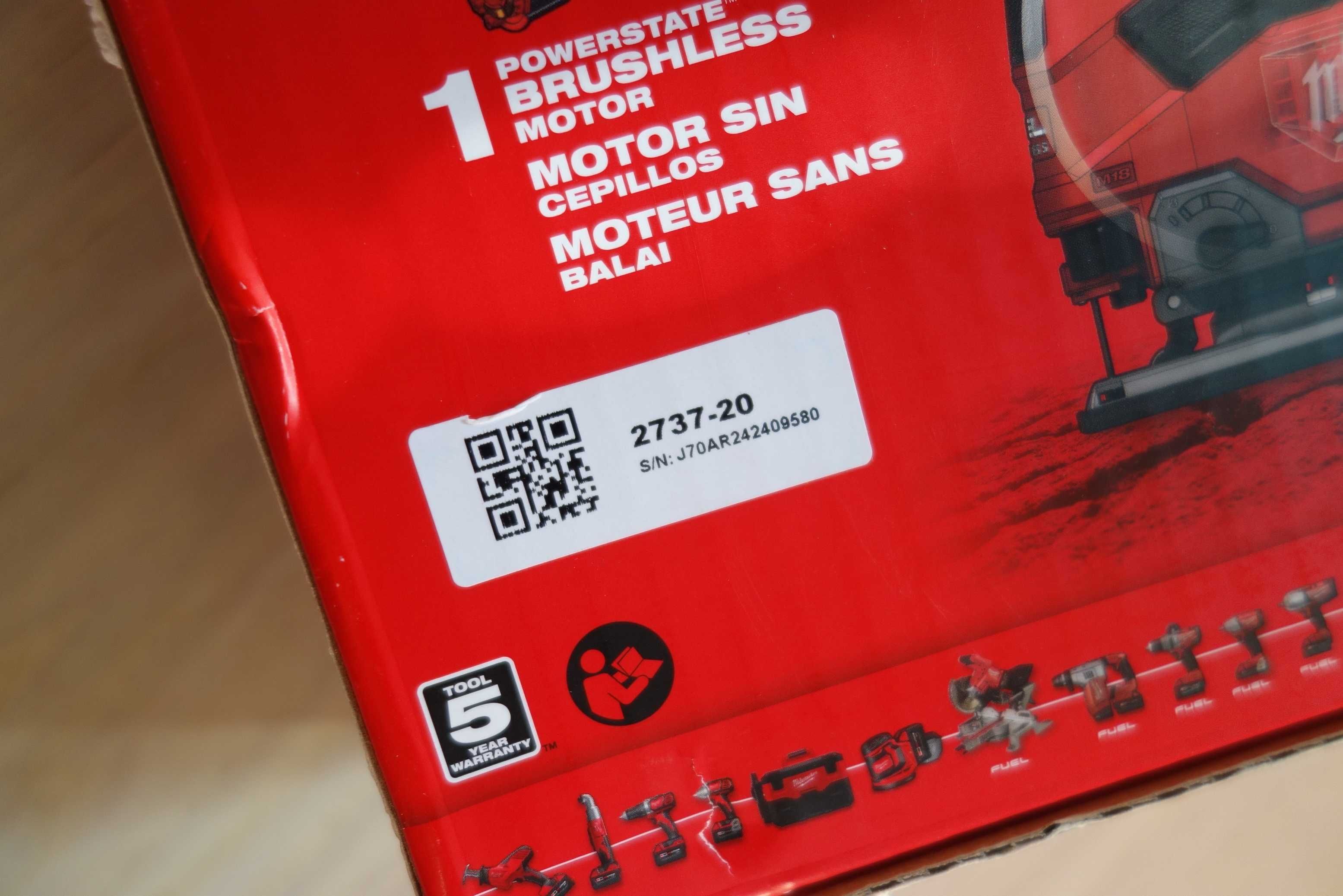 Milwaukee M18™ FUEL™ Wyrzynarka FJS-0 / 2737-20 z USA