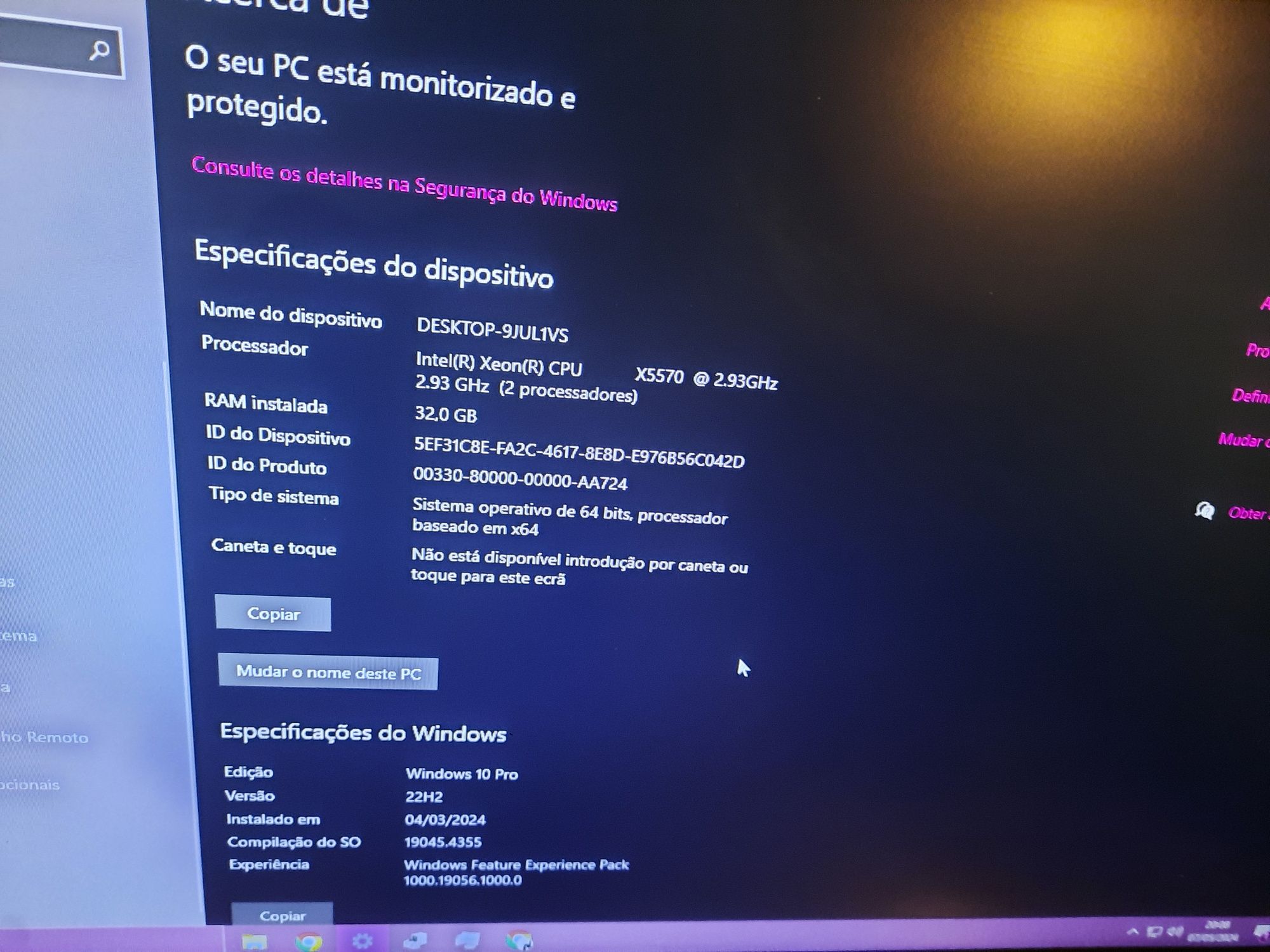 Hp z600 16 cores 32gb RAM, 8gb gráfica ssd 240gb +hdd 500gb + monitor