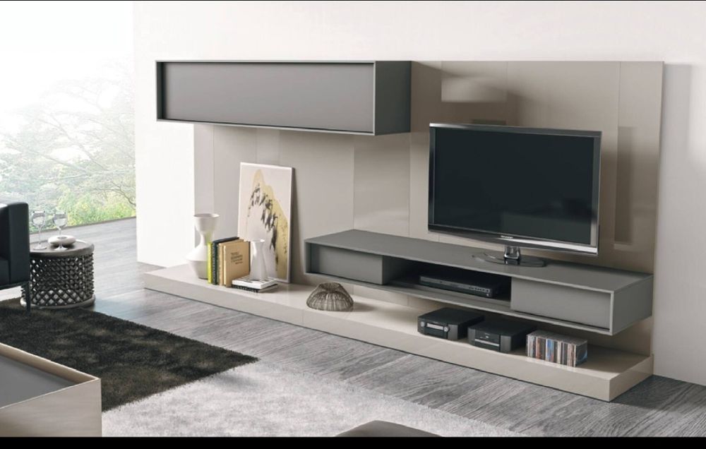 Estante grande para tv moderna e clássica