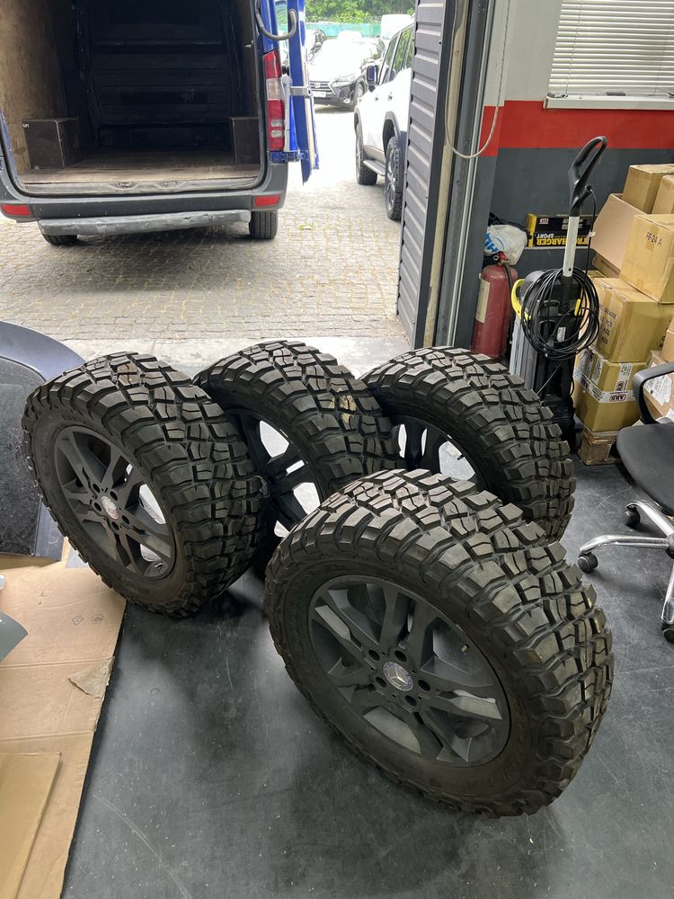 Диски з гумою r18 5x130 BFGoodrich Mercedes Benz G-class кубік кубик