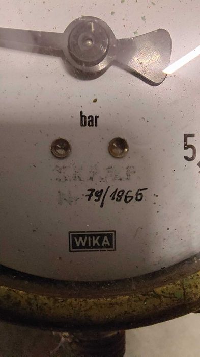 Manometr ciśnieniomierz Wika 1965/66r okres PRL