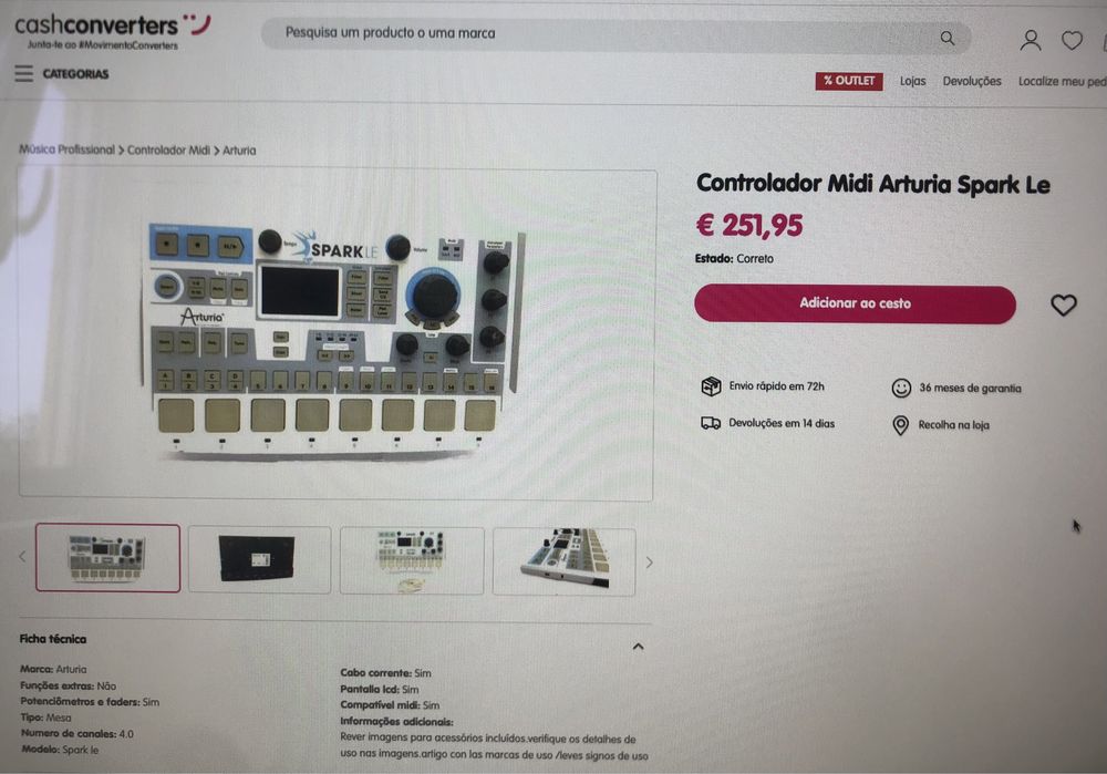 Arturia Spark Le Drum Machine