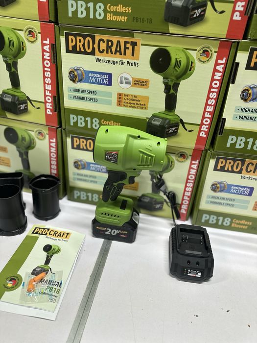 Акумуляторна повітродувка ProCraft PB18